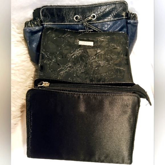 🦁Dan's Find🦁NWOT💕MICHE Black Satin Base Bag! Ava & Jean Transforming Covers - Picture 2 of 8